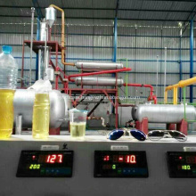 Planta automática de destilación y petróleo crudo